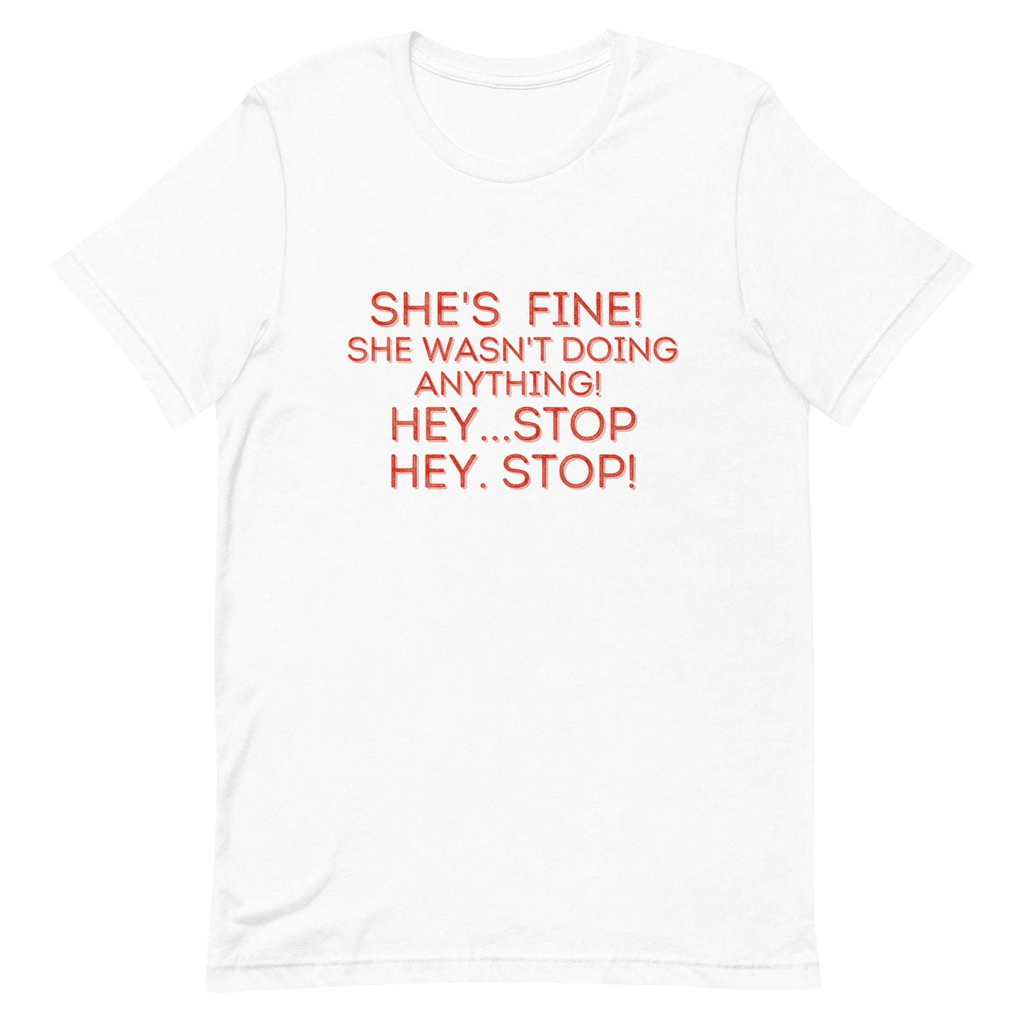She's Fine. She Wasn't Doing Anything! Bad Blood Era's Tour T-Shirt