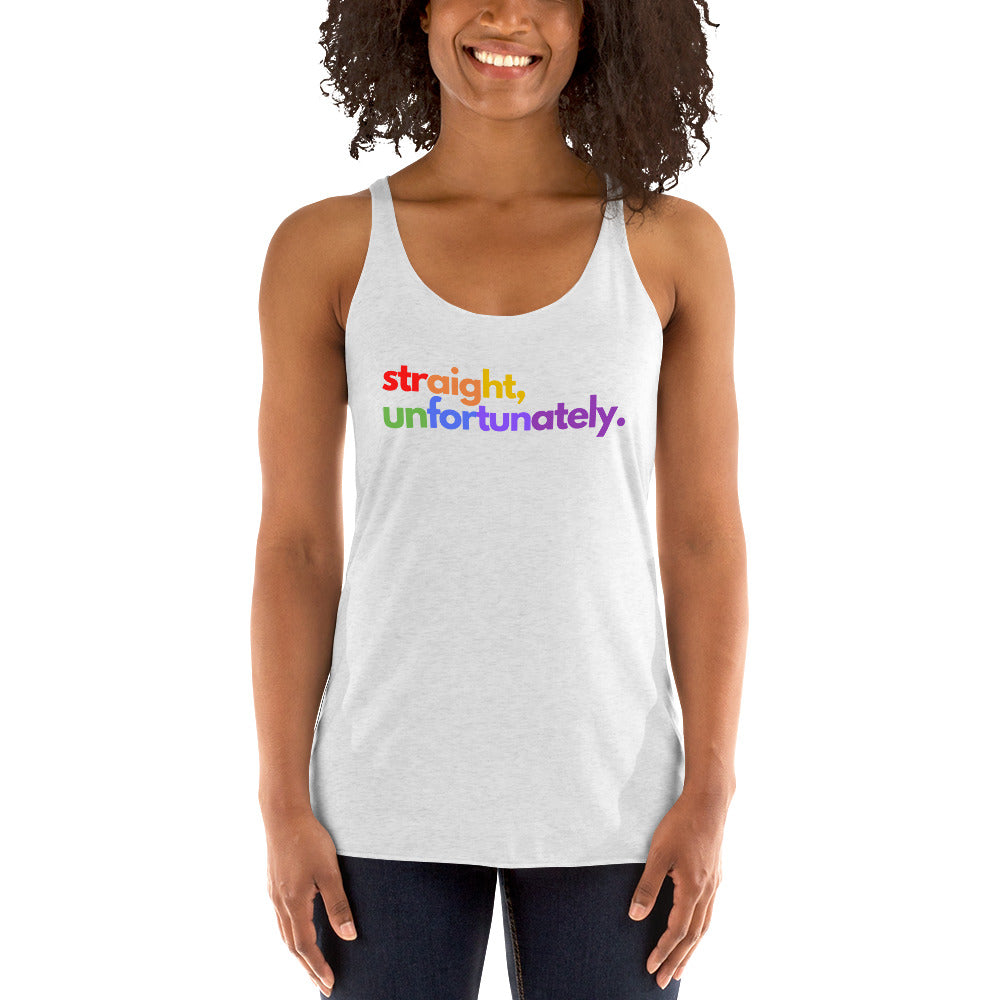 Straight, Unfortunately | Racerback Tank