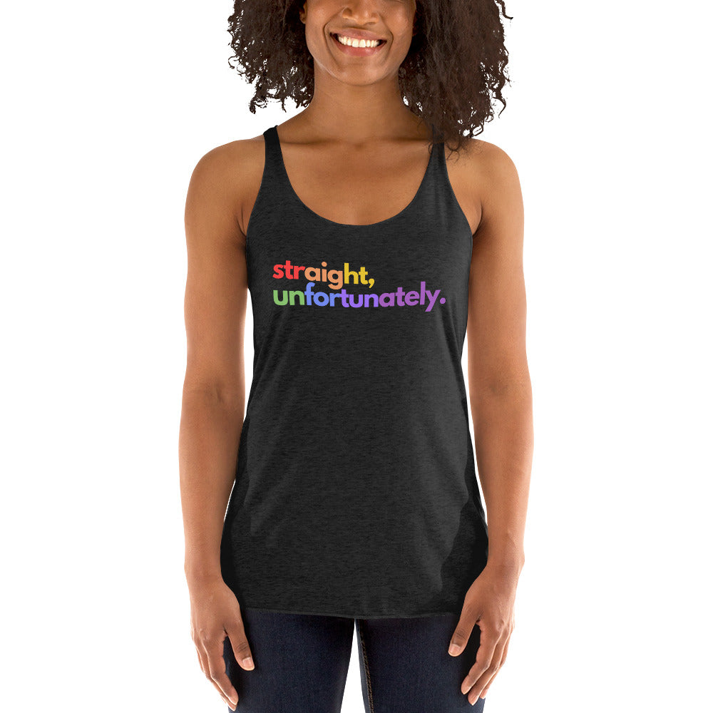Straight, Unfortunately | Racerback Tank
