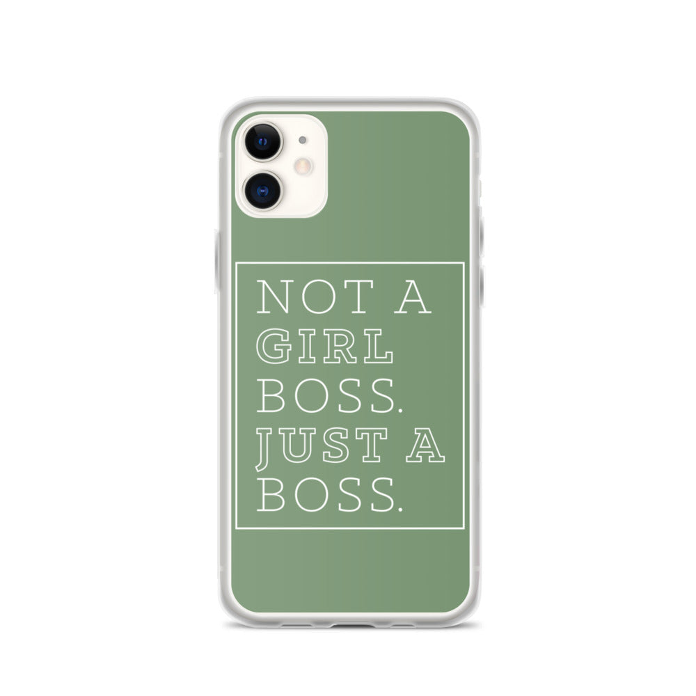 Not a Girl Boss, Just a Boss | Box | iPhone Case