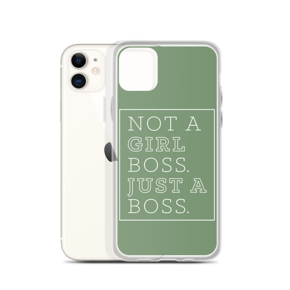 Not a Girl Boss, Just a Boss | Box | iPhone Case