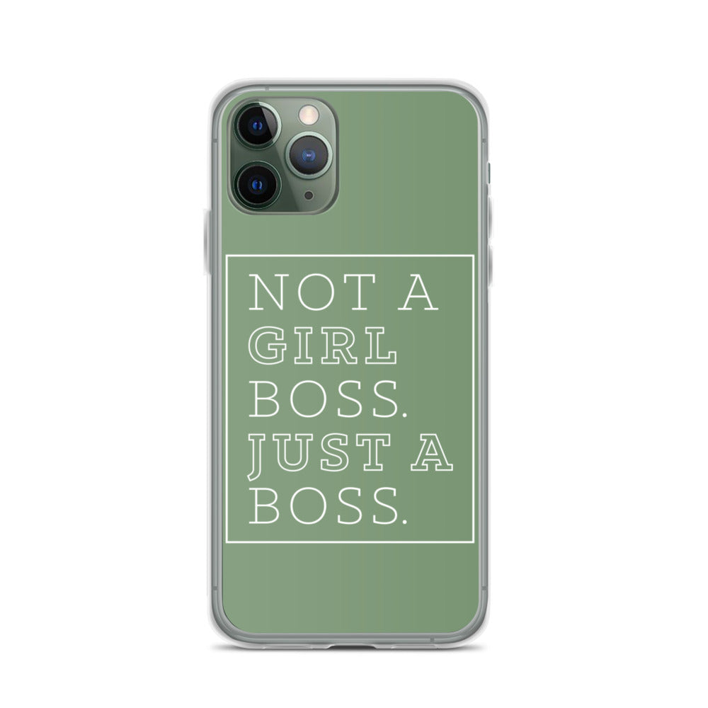 Not a Girl Boss, Just a Boss | Box | iPhone Case