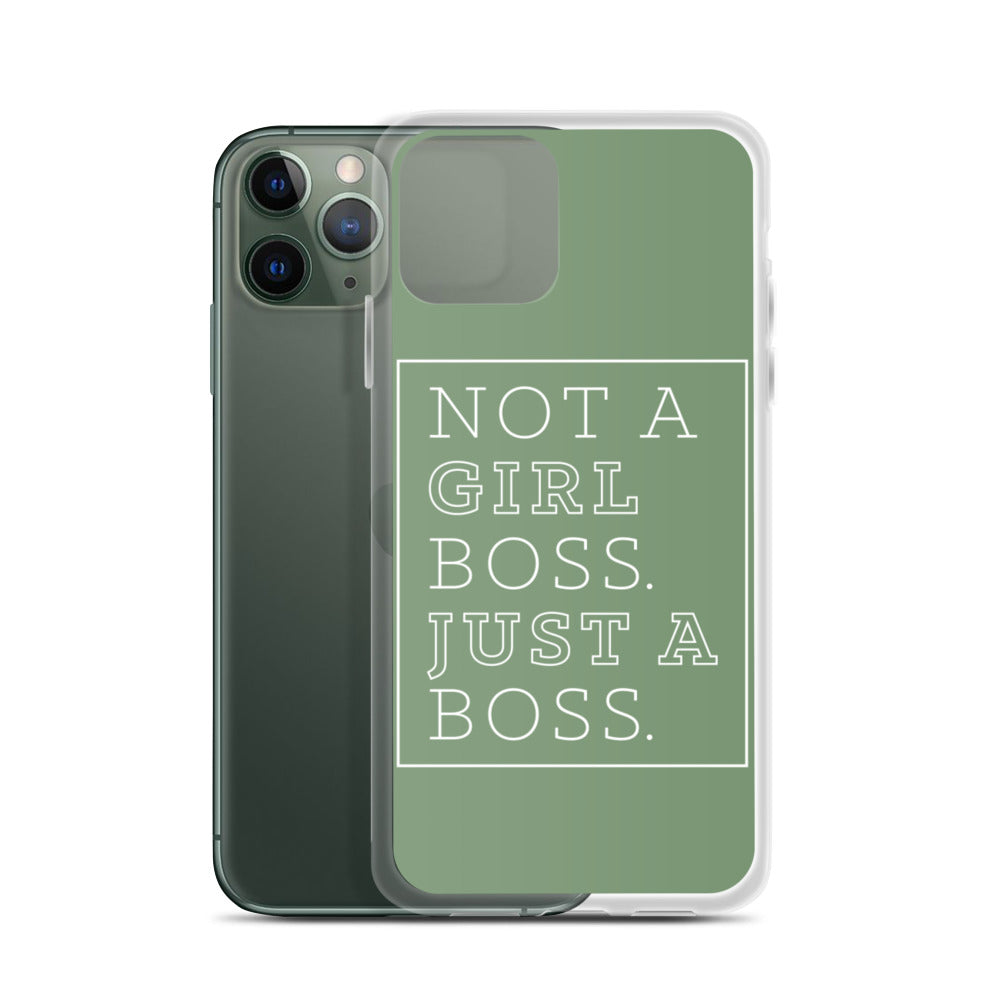 Not a Girl Boss, Just a Boss | Box | iPhone Case