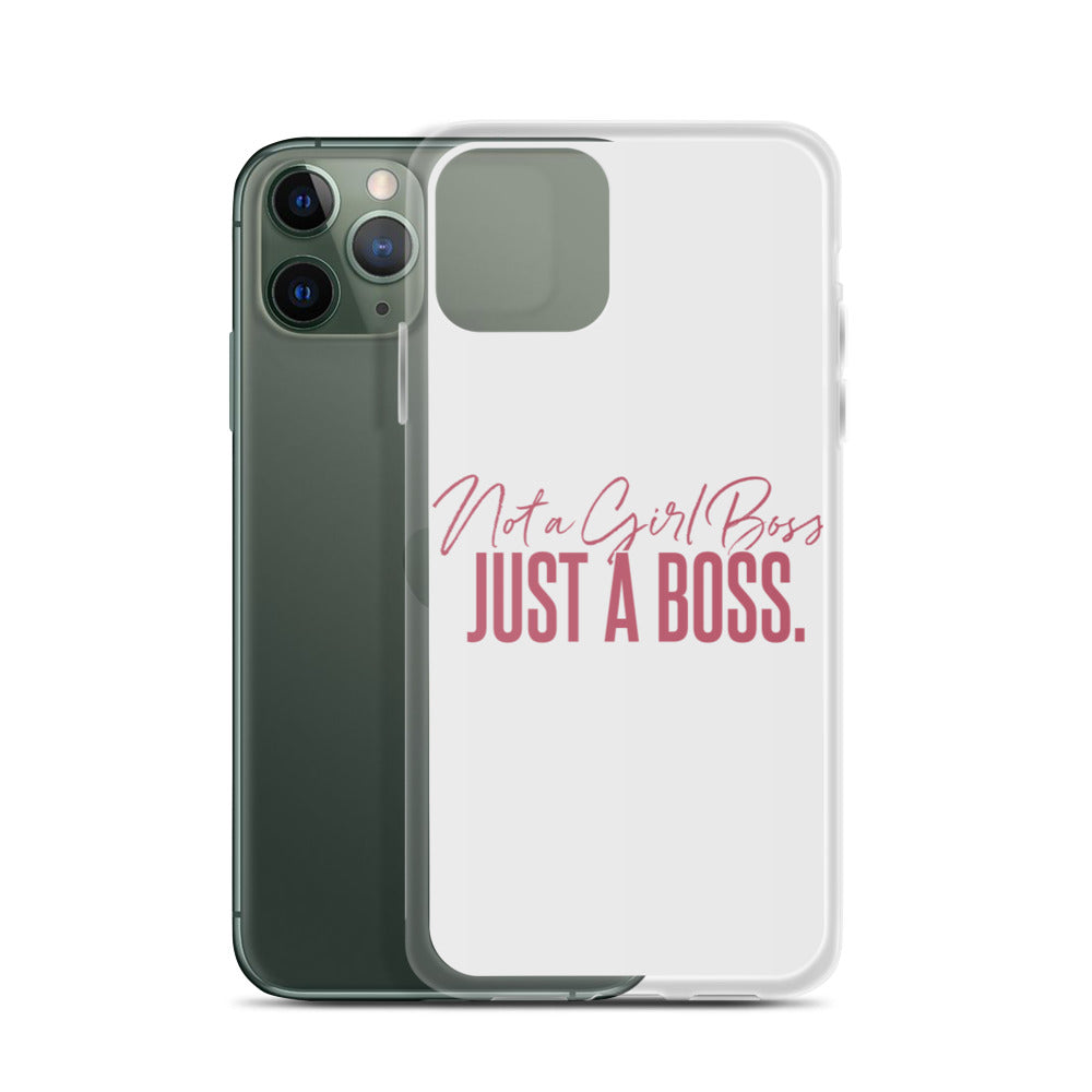 Not a Girl Boss, Just a Boss | Script | iPhone Case