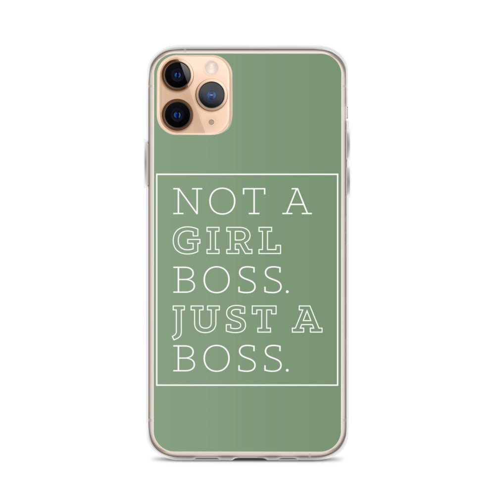 Not a Girl Boss, Just a Boss | Box | iPhone Case