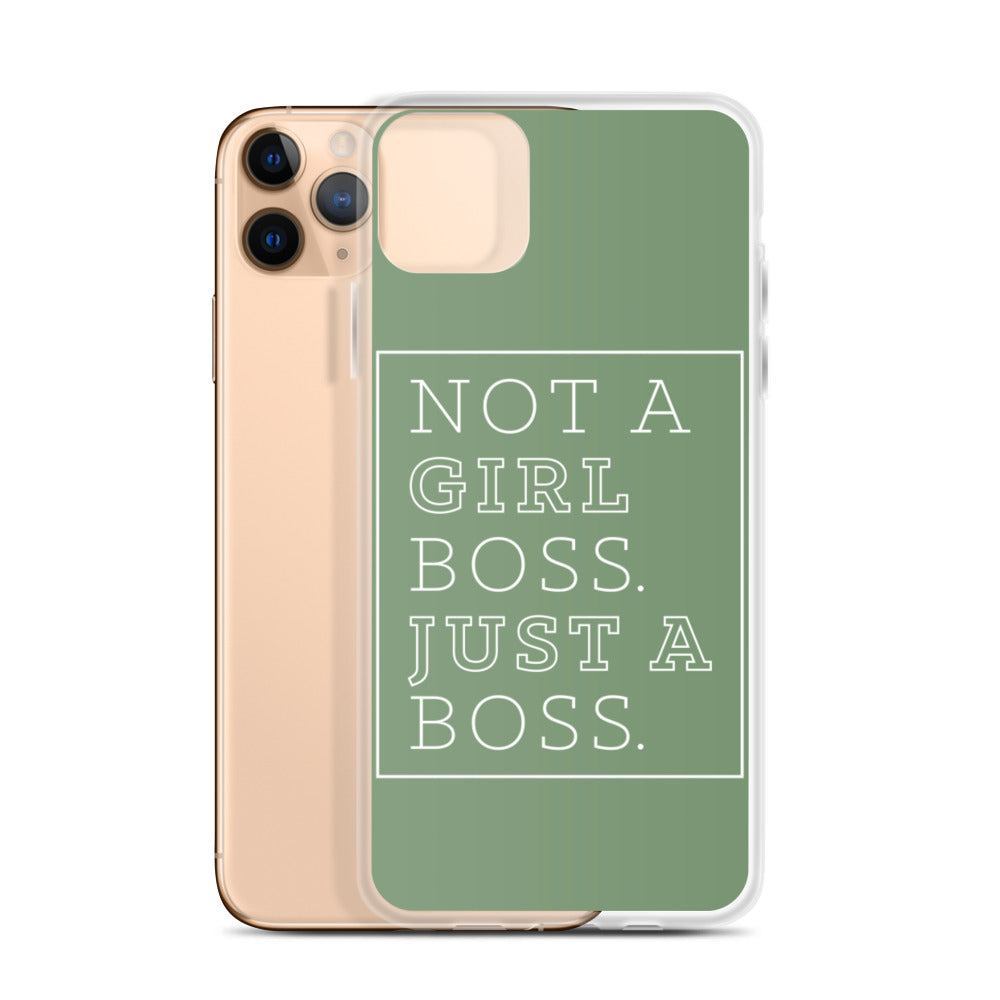 Not a Girl Boss, Just a Boss | Box | iPhone Case
