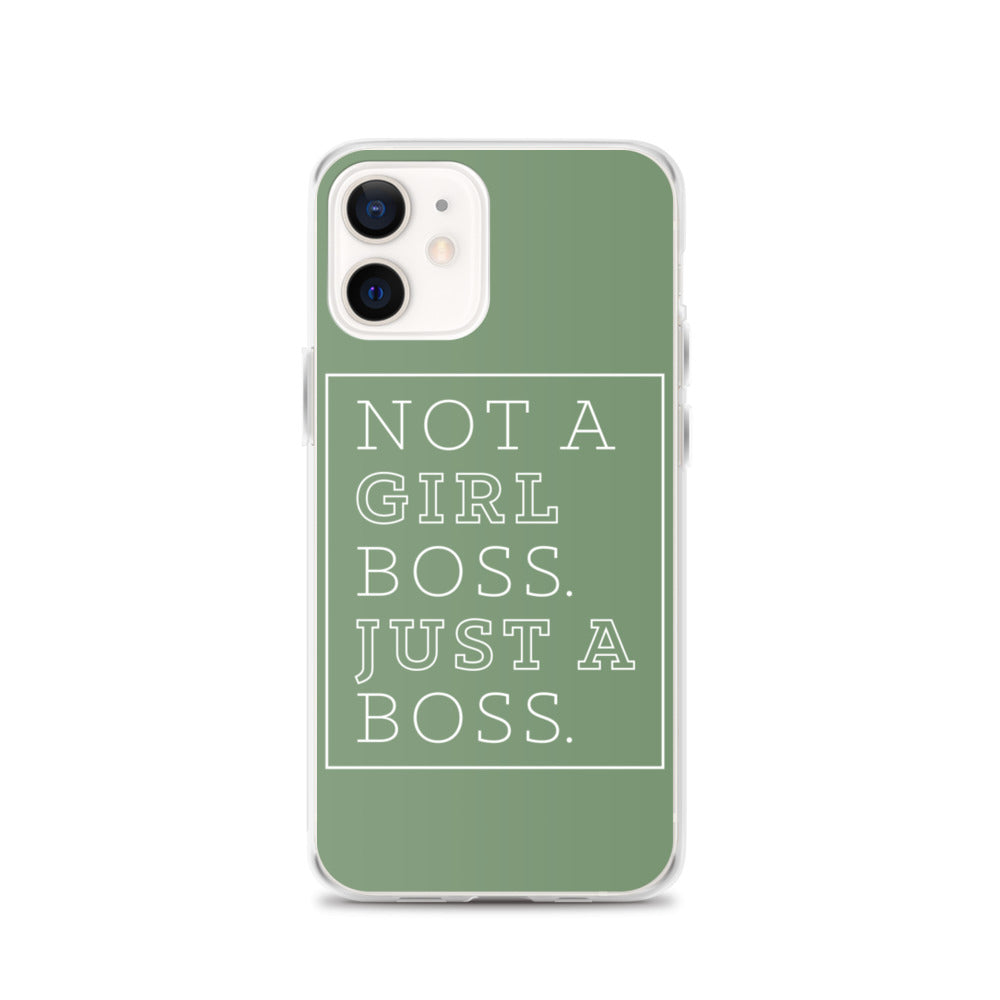Not a Girl Boss, Just a Boss | Box | iPhone Case