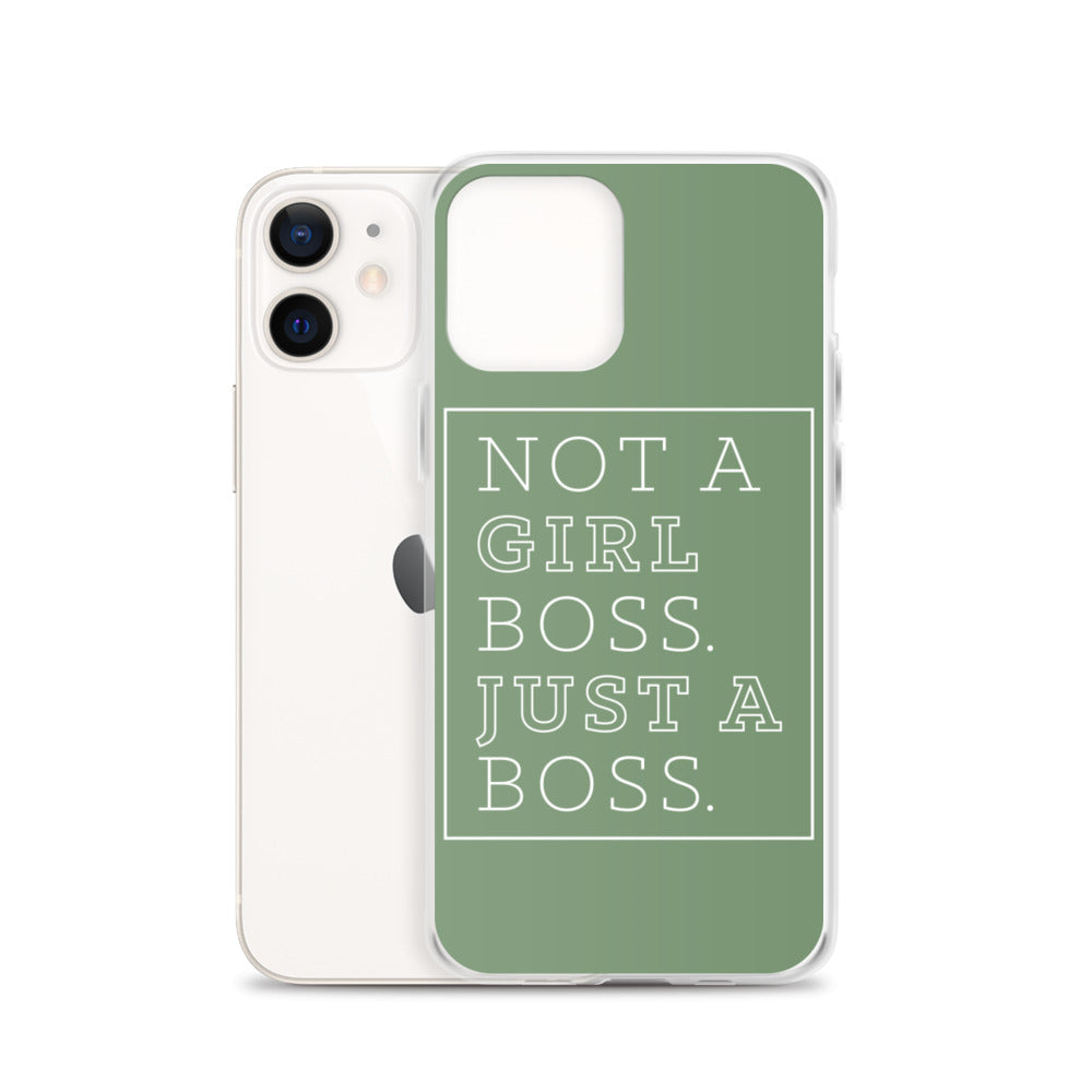 Not a Girl Boss, Just a Boss | Box | iPhone Case