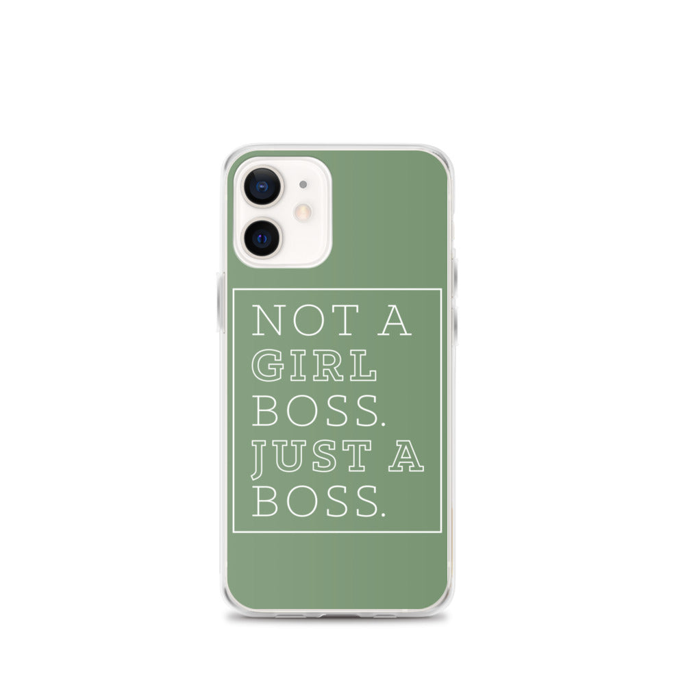 Not a Girl Boss, Just a Boss | Box | iPhone Case