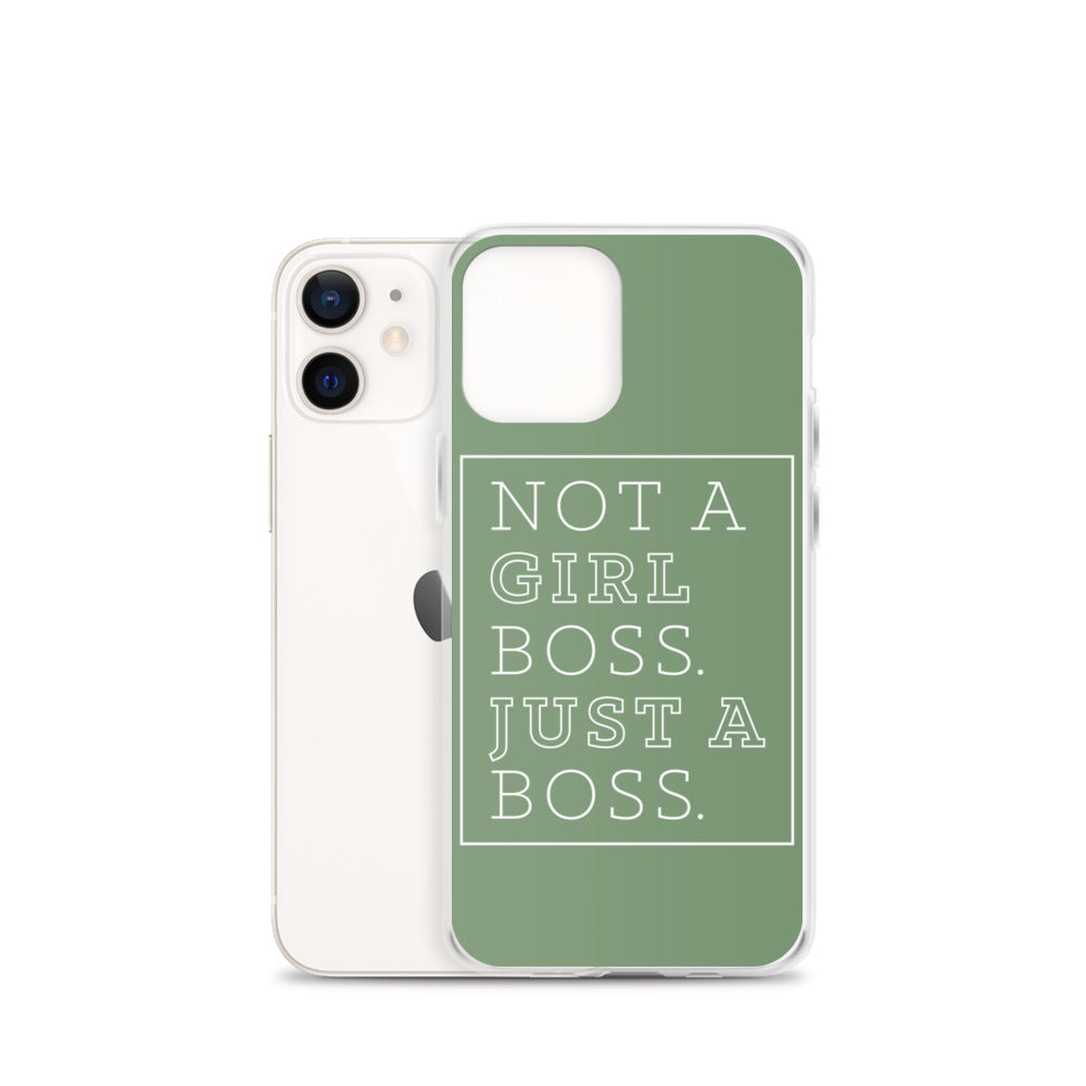 Not a Girl Boss, Just a Boss | Box | iPhone Case