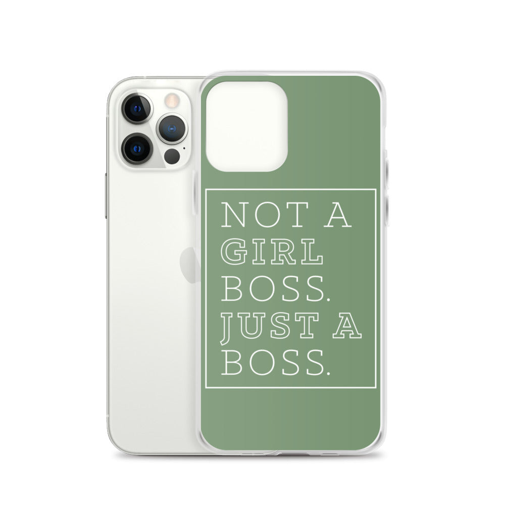 Not a Girl Boss, Just a Boss | Box | iPhone Case