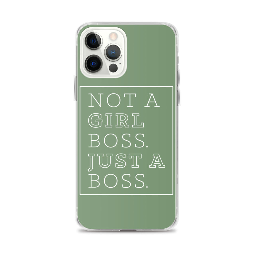 Not a Girl Boss, Just a Boss | Box | iPhone Case