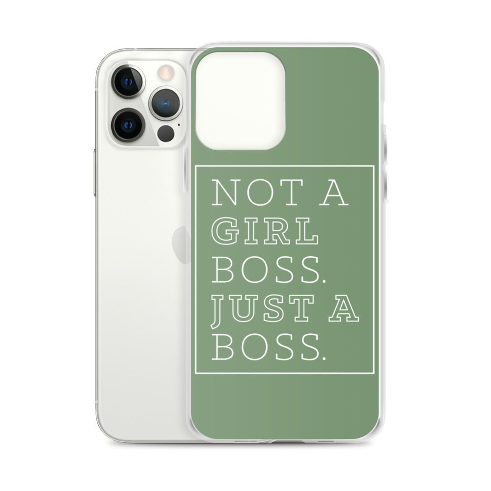 Not a Girl Boss, Just a Boss | Box | iPhone Case