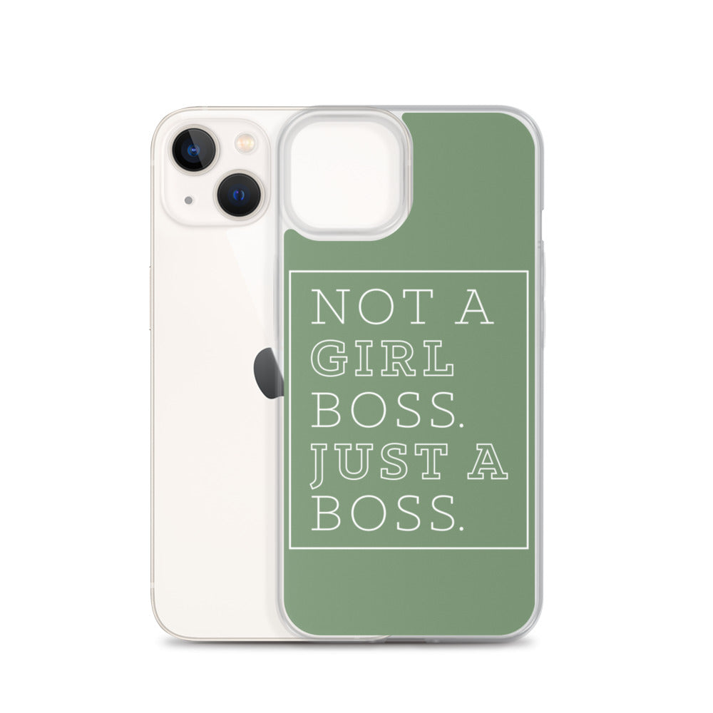 Not a Girl Boss, Just a Boss | Box | iPhone Case