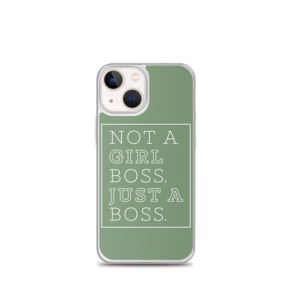Not a Girl Boss, Just a Boss | Box | iPhone Case
