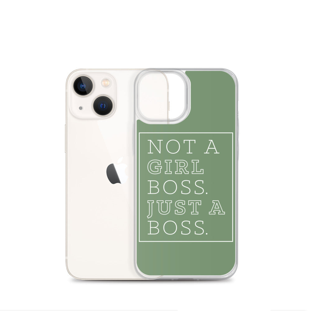 Not a Girl Boss, Just a Boss | Box | iPhone Case