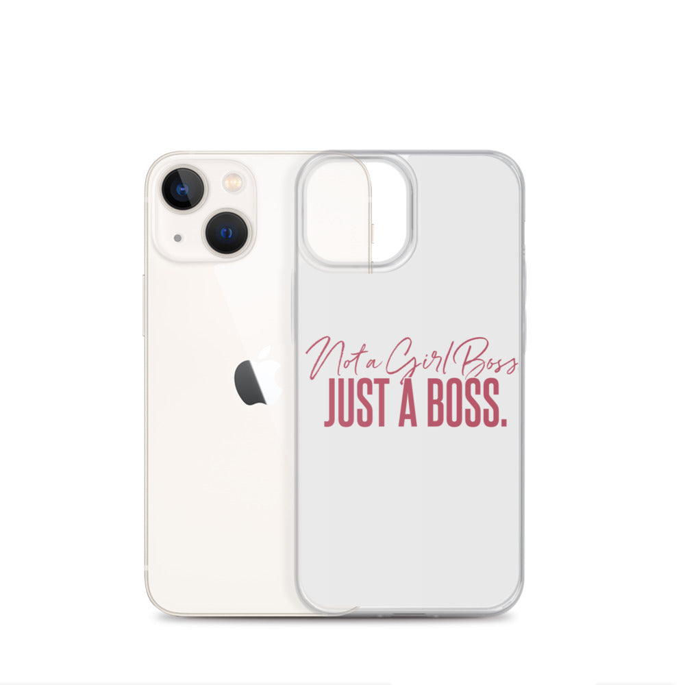 Not a Girl Boss, Just a Boss | Script | iPhone Case