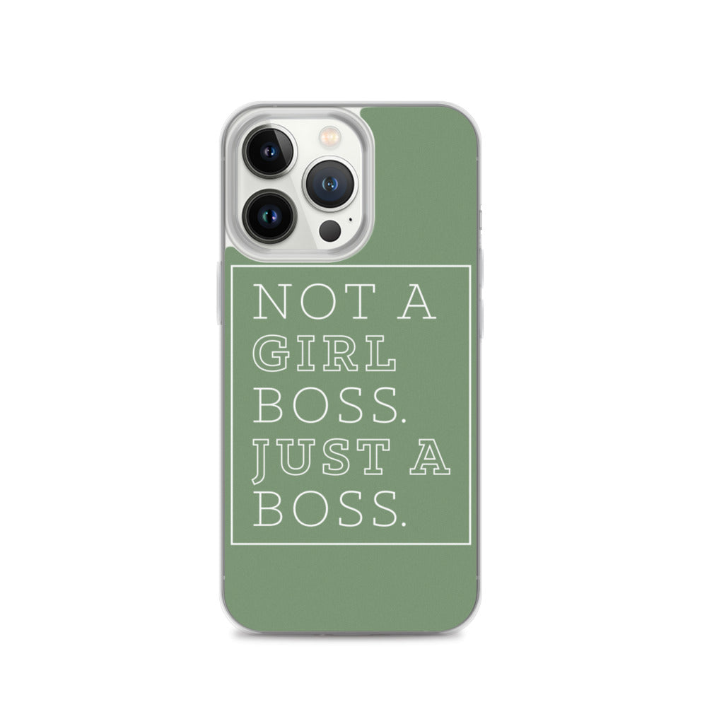 Not a Girl Boss, Just a Boss | Box | iPhone Case