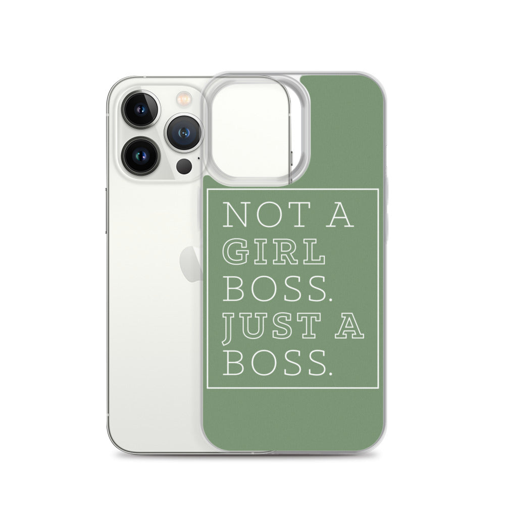 Not a Girl Boss, Just a Boss | Box | iPhone Case
