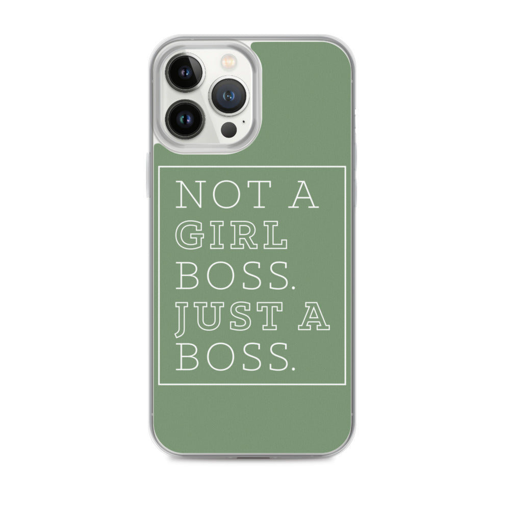 Not a Girl Boss, Just a Boss | Box | iPhone Case