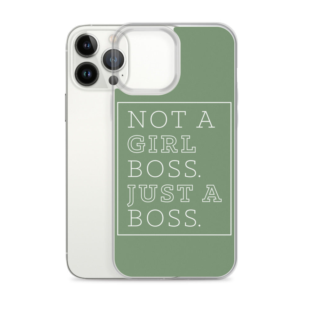 Not a Girl Boss, Just a Boss | Box | iPhone Case