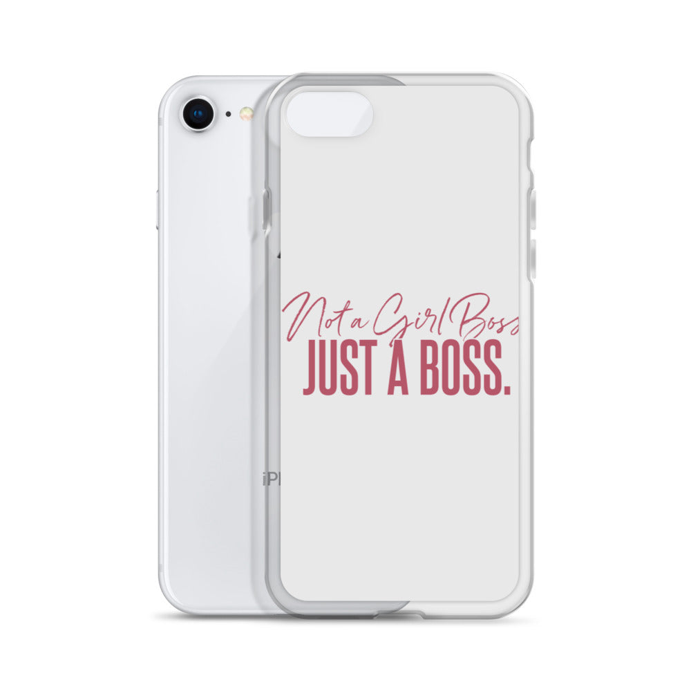 Not a Girl Boss, Just a Boss | Script | iPhone Case