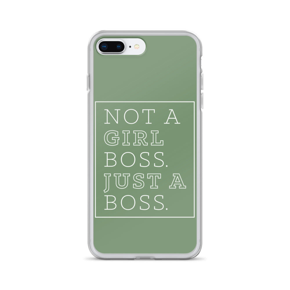 Not a Girl Boss, Just a Boss | Box | iPhone Case