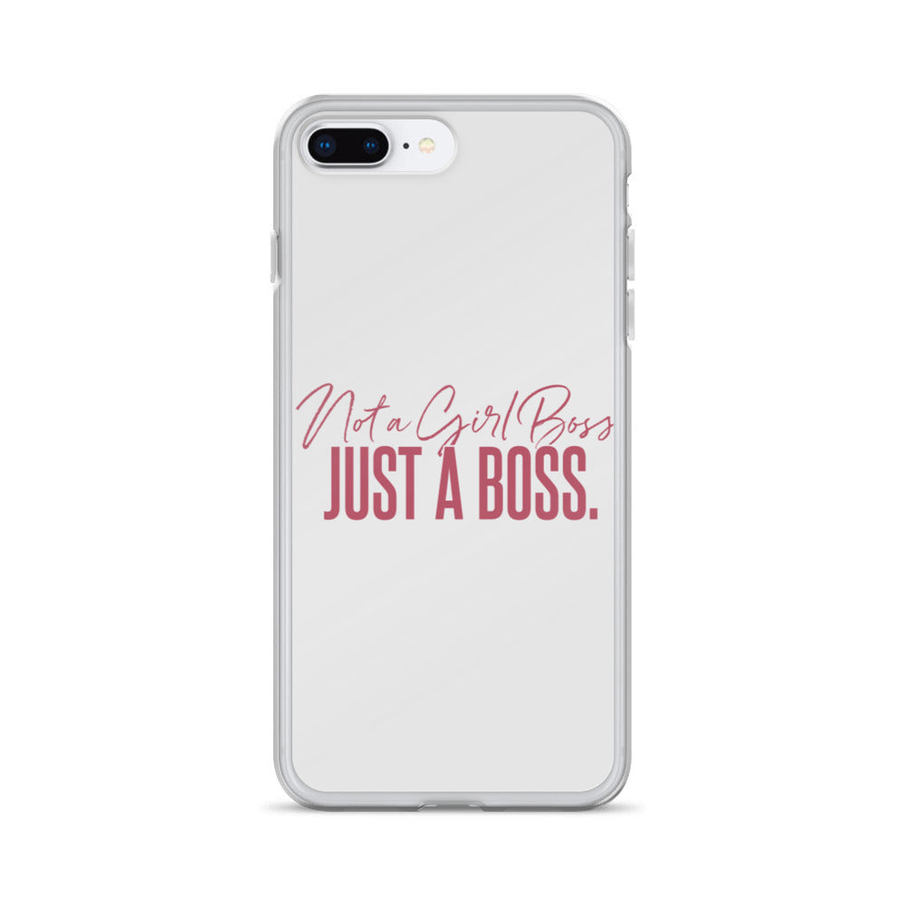 Not a Girl Boss, Just a Boss | Script | iPhone Case