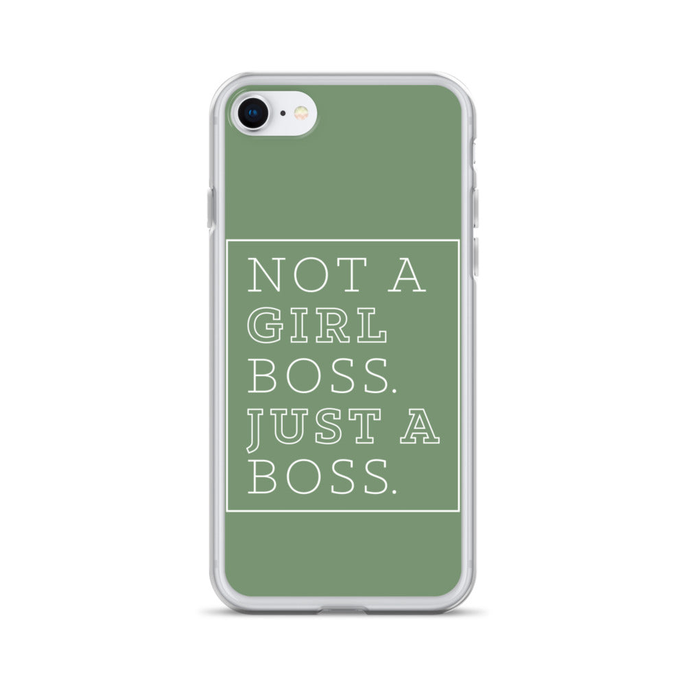 Not a Girl Boss, Just a Boss | Box | iPhone Case