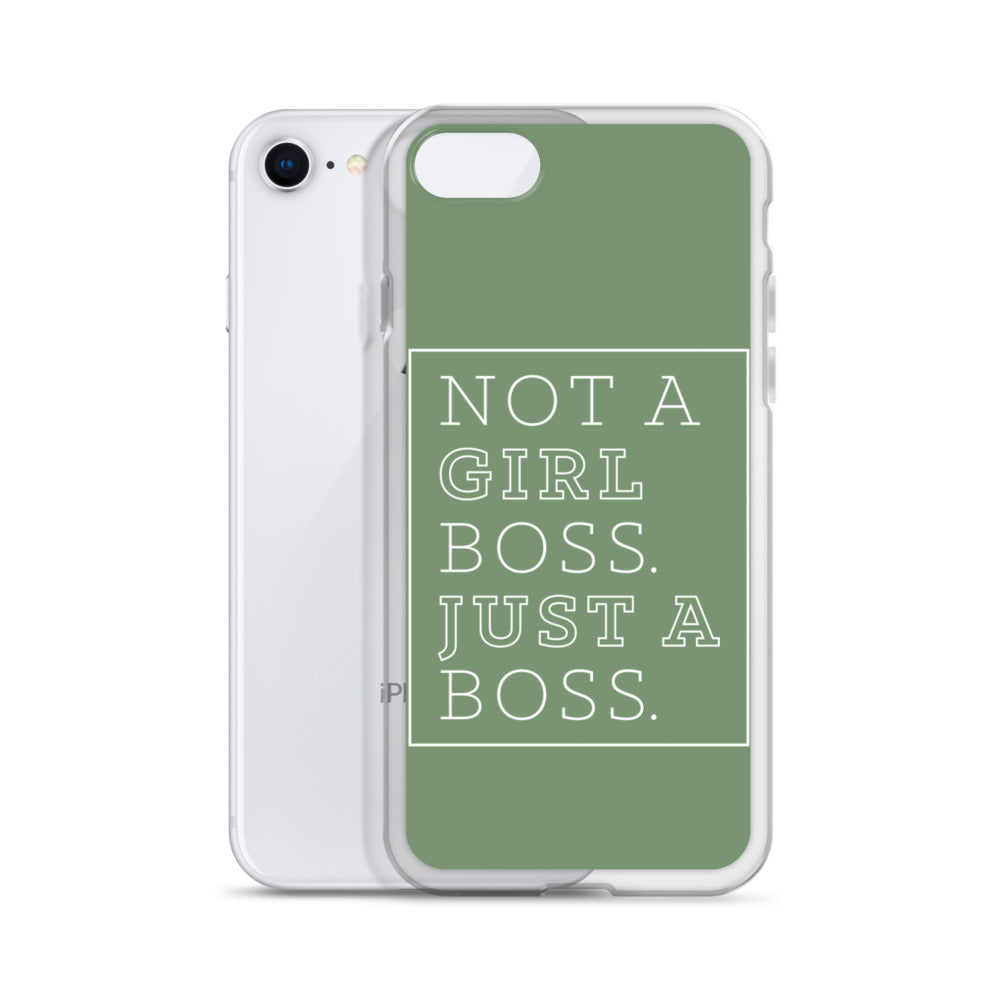 Not a Girl Boss, Just a Boss | Box | iPhone Case
