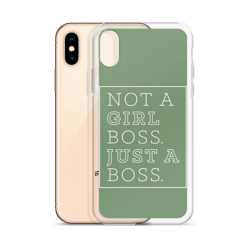 Not a Girl Boss, Just a Boss | Box | iPhone Case