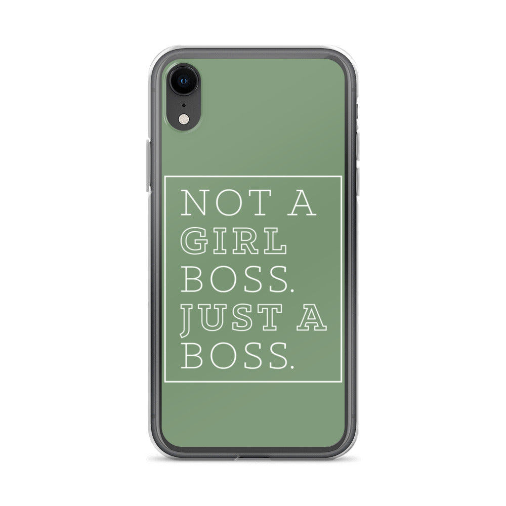 Not a Girl Boss, Just a Boss | Box | iPhone Case