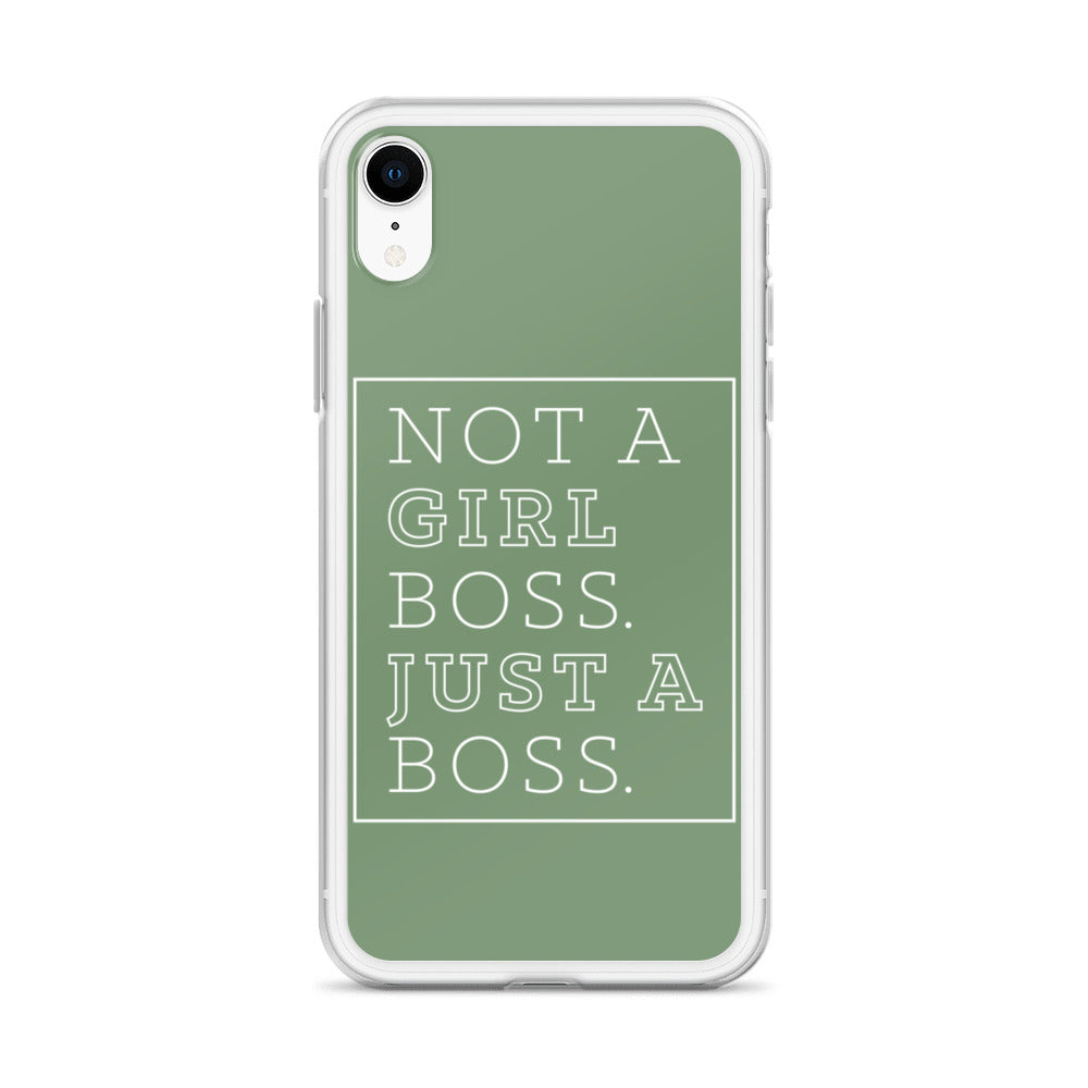 Not a Girl Boss, Just a Boss | Box | iPhone Case