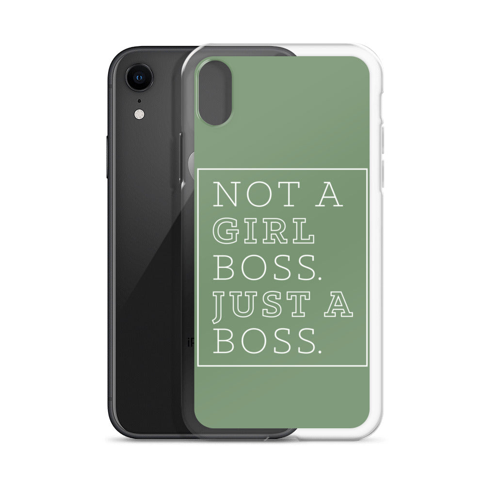 Not a Girl Boss, Just a Boss | Box | iPhone Case