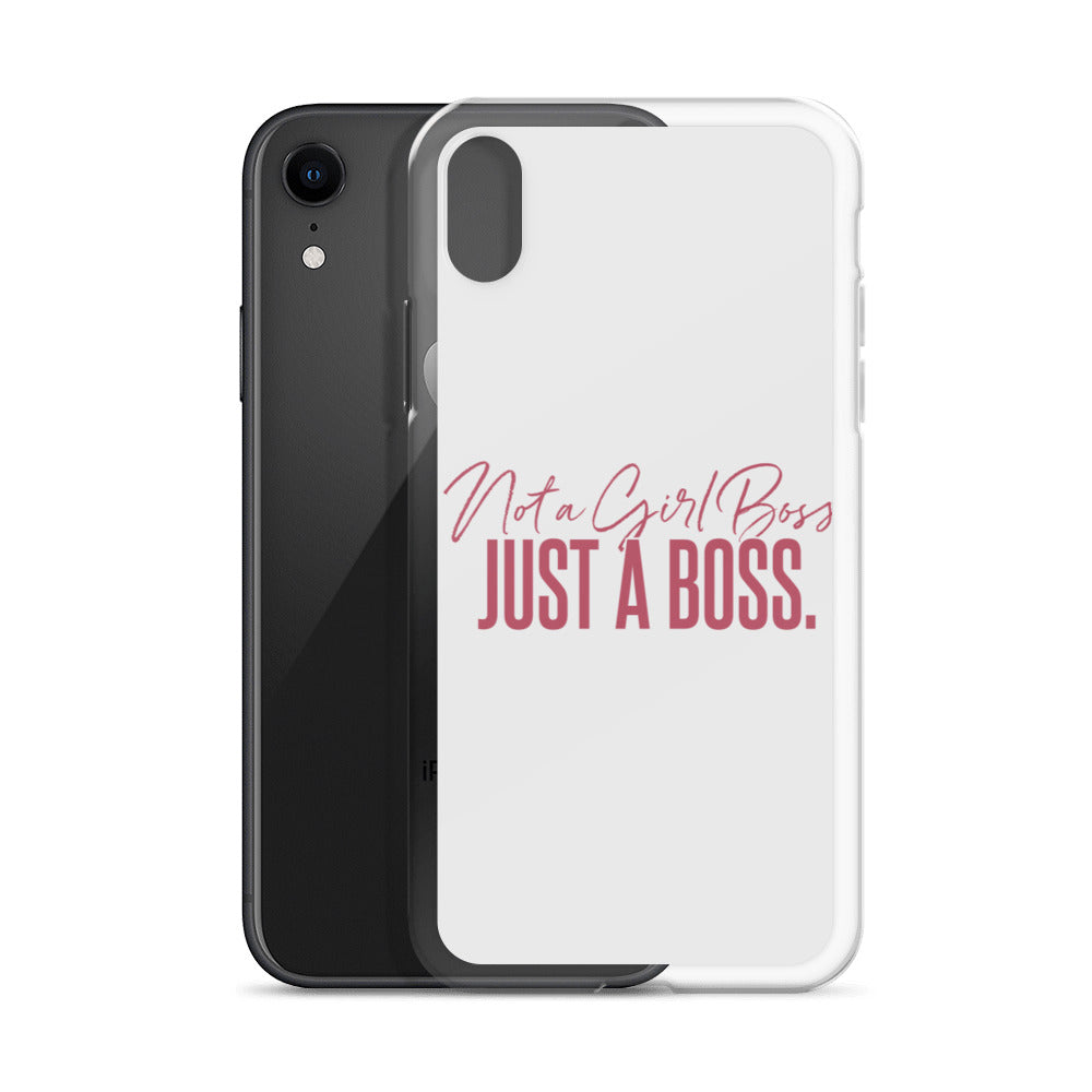 Not a Girl Boss, Just a Boss | Script | iPhone Case