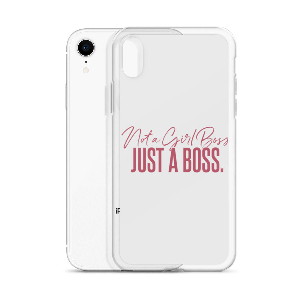 Not a Girl Boss, Just a Boss | Script | iPhone Case