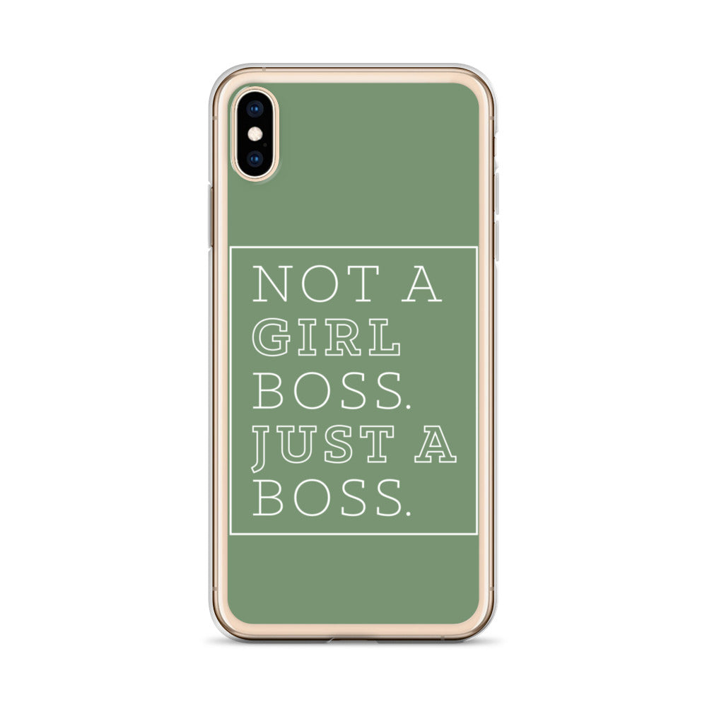 Not a Girl Boss, Just a Boss | Box | iPhone Case
