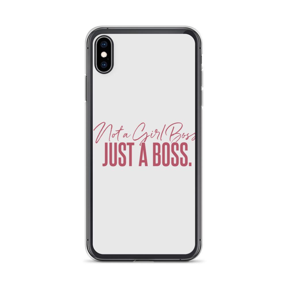 Not a Girl Boss, Just a Boss | Script | iPhone Case