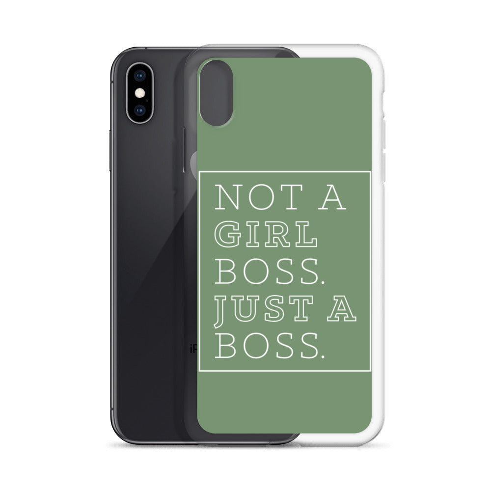 Not a Girl Boss, Just a Boss | Box | iPhone Case