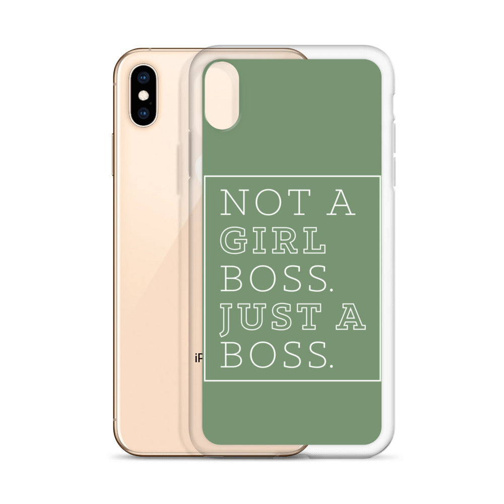 Not a Girl Boss, Just a Boss | Box | iPhone Case