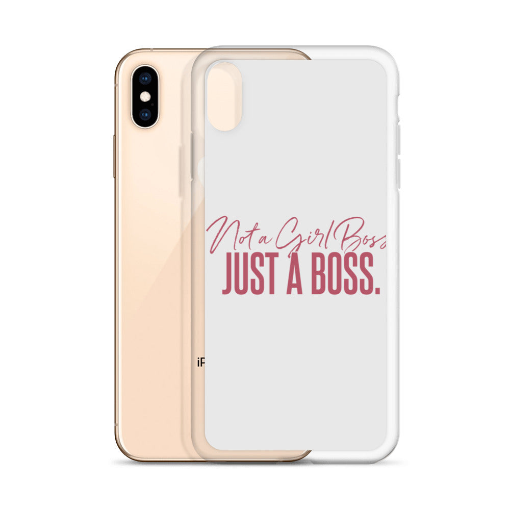 Not a Girl Boss, Just a Boss | Script | iPhone Case