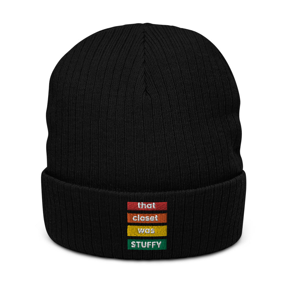 that closet was STUFFY | Beanie