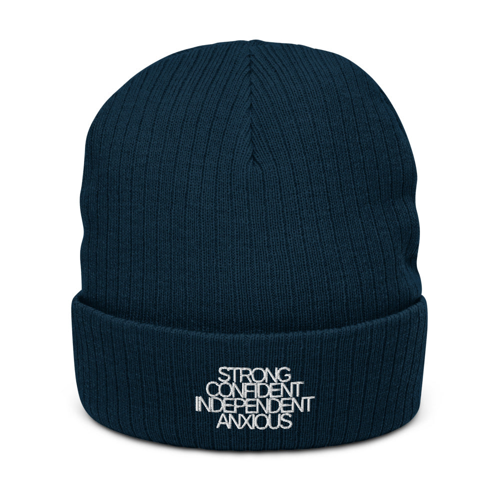 Strong Confident Independent Anxious | Beanie