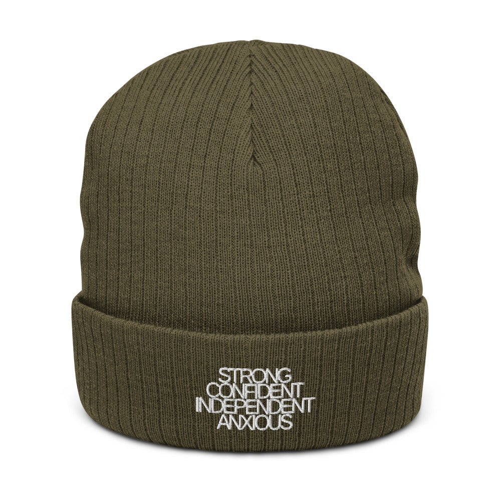 Strong Confident Independent Anxious | Beanie