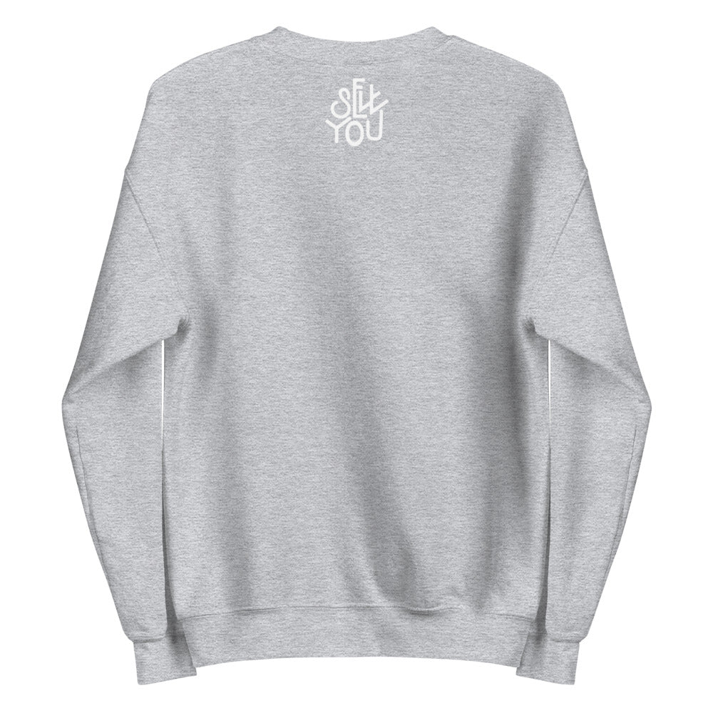 Strong. Confident. Independent. Anxious. | Blue Text | Crewneck