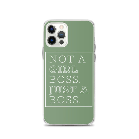 Not a Girl Boss, Just a Boss | Box | iPhone Case