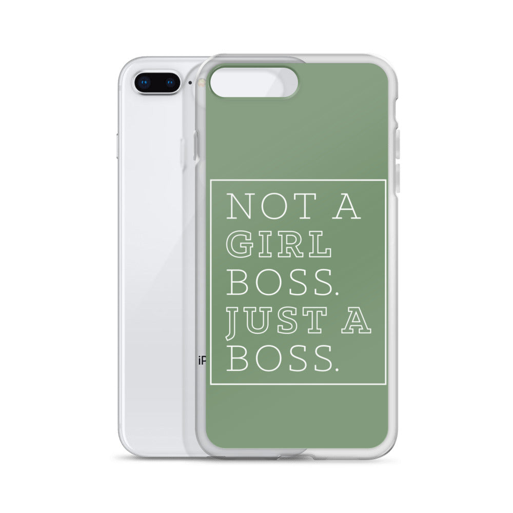Not a Girl Boss, Just a Boss | Box | iPhone Case