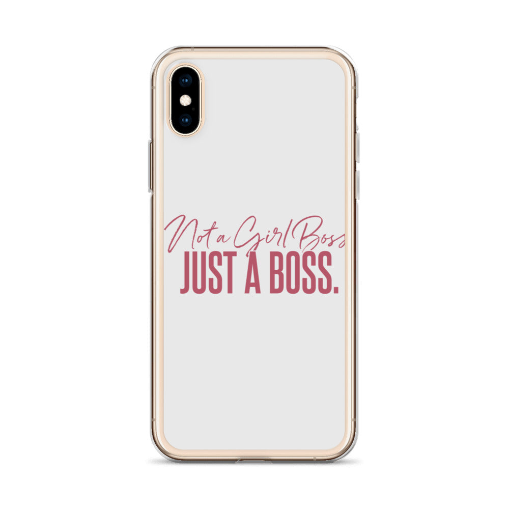 Not a Girl Boss, Just a Boss | Script | iPhone Case