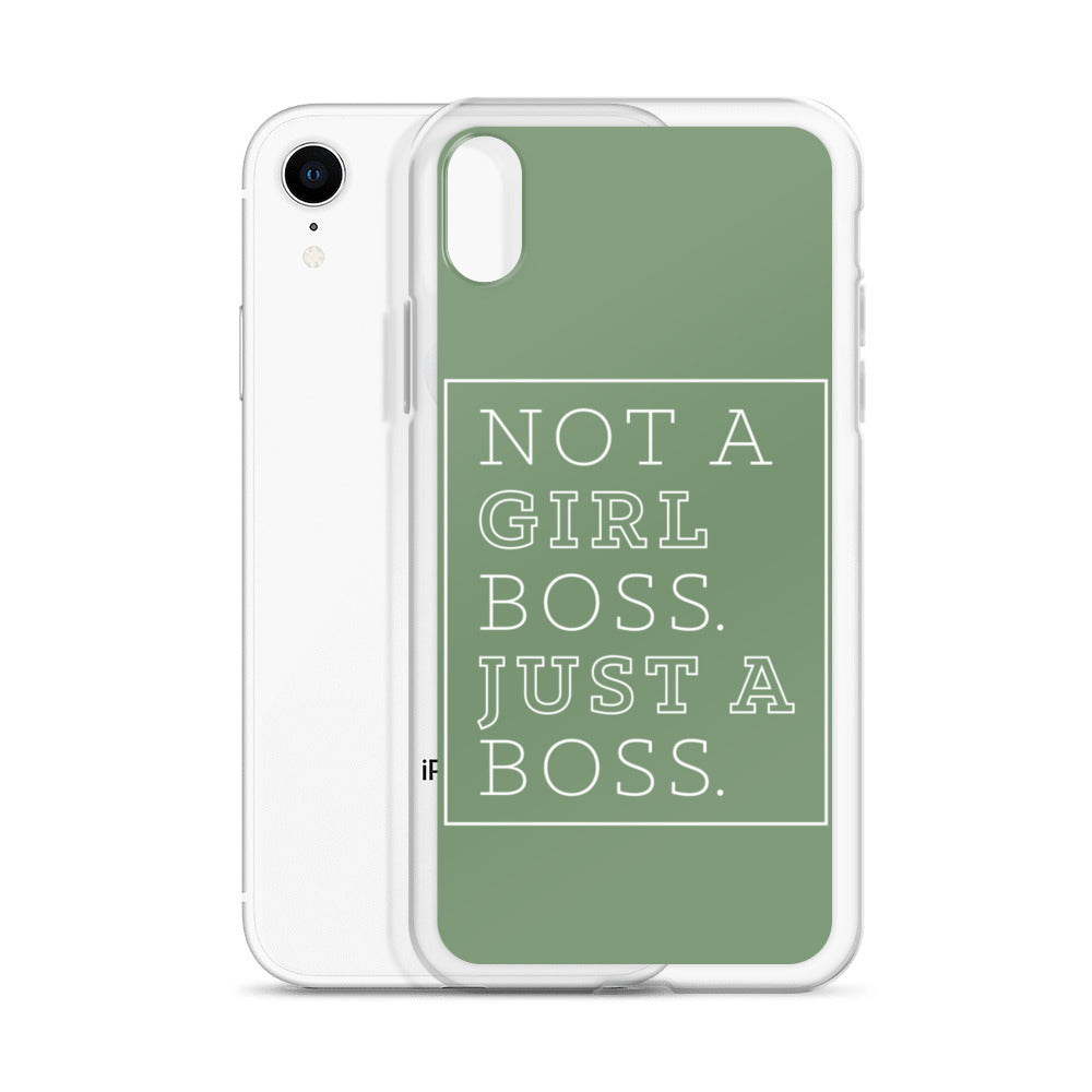 Not a Girl Boss, Just a Boss | Box | iPhone Case