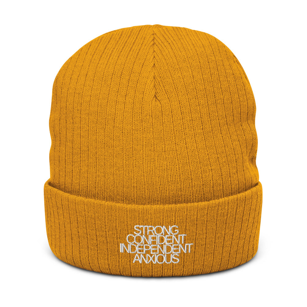 Strong Confident Independent Anxious | Beanie